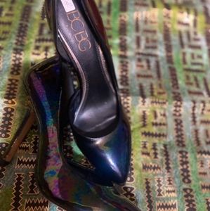 BCBG heels (vintage) worn once. In great shape and very beautiful.